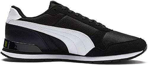 Puma ST Runner v2 Mesh, Zapatillas Unisex Adulto, Black White, 44 EU