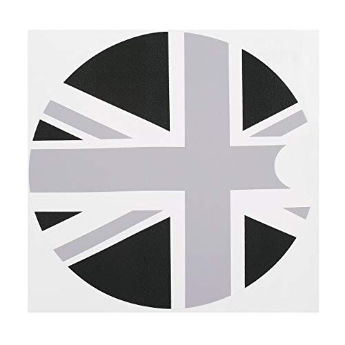 Qewmsg Nueva 1pc 180 * 180 mm de PVC Mini Cooper Tapa del depósito de F55 F56 Coche de Gasolina Diesel Fuel Gas Cap Vinilo de la Etiqueta engomada de la Bandera de Reino Unido británica