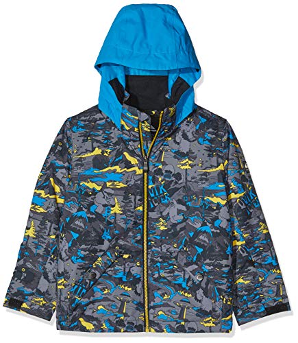 Quiksilver Little Mission-Chaqueta para Nieve para Chicos 2-7, Bebé-Niños, Sulphur Pop Yeti Forest, 2