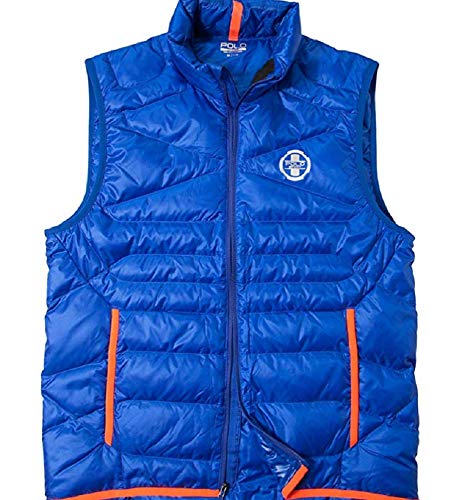 Ralph Lauren Polo Deportes para hombre Zephyr Down Chaleco Chaleco Expedition Blue D20 XS X-Small