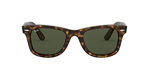 Ray-Ban  WAYFARER EASE RB4340 - Gafas de Sol Unisex con lentes verdes, Color de montura Tortuga
