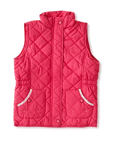 Regatta Chicas Jo Jo Repelente al Agua Bodywarmer Gilet, Niñas, Color Rosa, tamaño 3-4 Años (EU 104 cm)