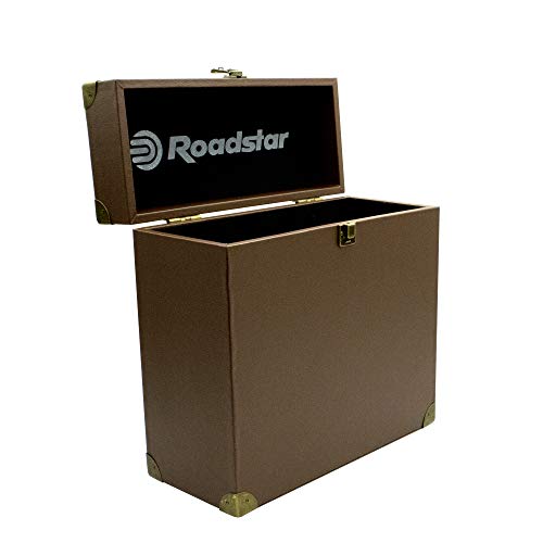 Roadstar BOX-TT1 funda para equipo de audio - fundas para equipos de audio (Estuche Duro, Registros, Marrón, Universal, Monótono, Negro)