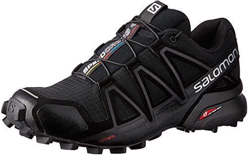 Salomon SPEEDCROSS 4 W, Zapatillas de trail running para Mujer, Negro (Black/Black/BLACK METALLIC), 36 EU