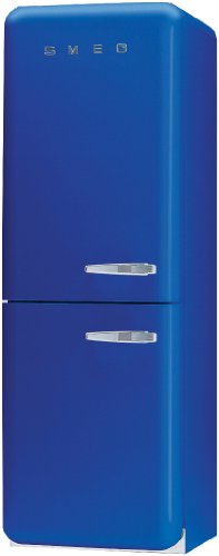 Smeg FAB32BLS7 Independiente Azul nevera y congelador - Frigorífico (Independiente, Azul, Izquierda, 330 L, 39 dB, 205 L)