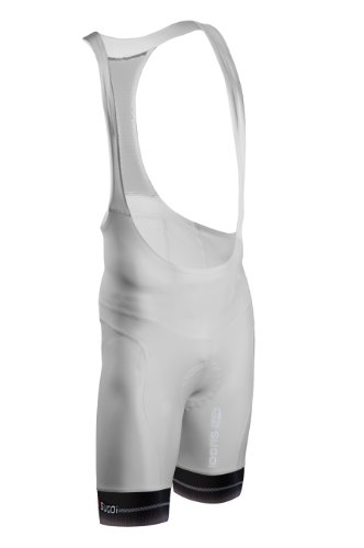 Sugoi RSE Bib Short - Culotte de Ciclismo con Tirantes para Hombre Blanco Blanco Talla:Small