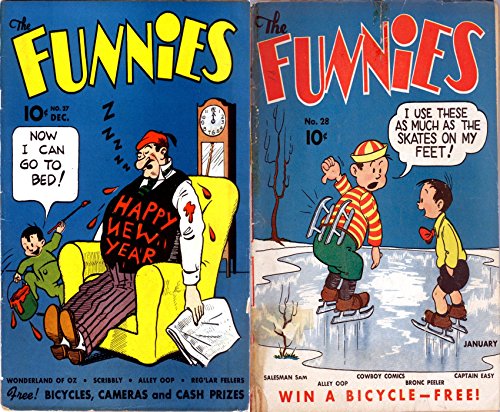 The Funnies issues 27 & 28. Features Wonderland Of OZ, Scribbly, Alley Oop, Reg'lar Fellers, Salesman Sam, Alley Oop, Cowboy Comics, Bronc Peeler, Captain ... and humour comics Book 1) (English Edition)