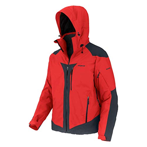 Trangoworld Naviru Chaqueta, Hombre, Rojo Fuego/Sombra Oscura, S