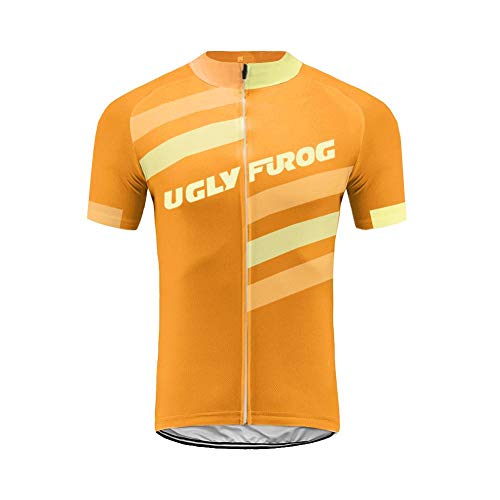 Uglyfrog Verano Hombre Cycling Jersey Maillot Ciclismo Mangas Cortas Camiseta de Ciclistas Ropa Ciclismo DXMX07