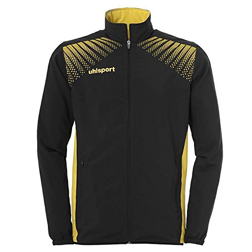 uhlsport Goal Presentation Chaqueta, Hombre, Negro/Amarillo Lima, 152