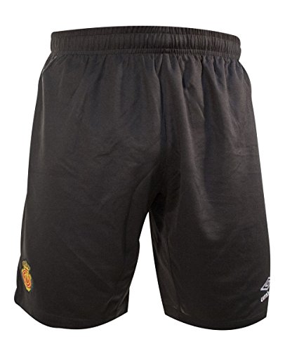 UMBRO RCD Mallorca Home Jnr Pantalón de fútbol, Hombre, Negro, M