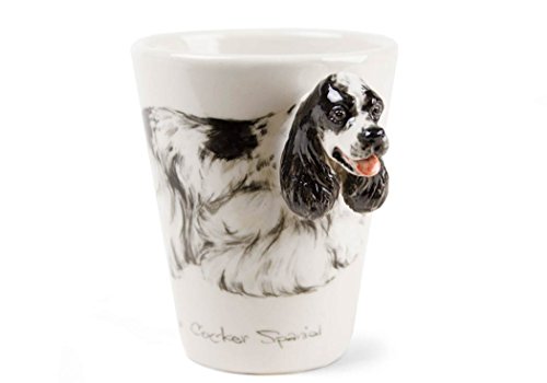 Un Regalo de Cocker Spaniel Americano, Taza de Café Hecho a Mano por Blue Witch