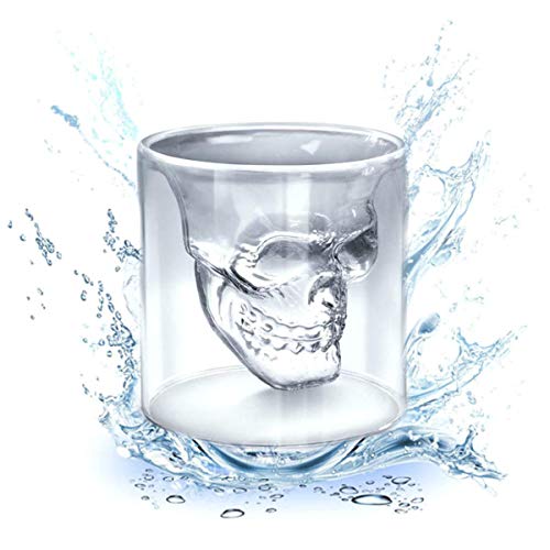 Vaso para beber whisky escocés, borbón, coñac, whisky irlandés - Copas grandes de vidrio de cristal sin plomo de 10 oz.