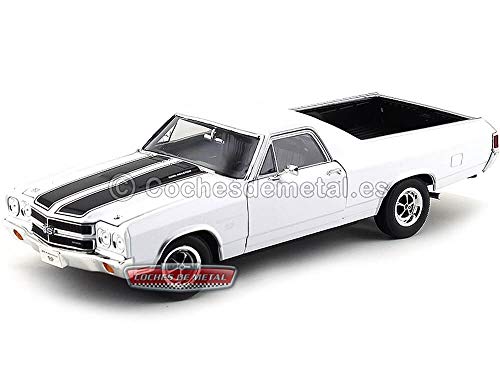 Welly 1970 Chevrolet El Camino SS 396 Blanco 1:18 12543