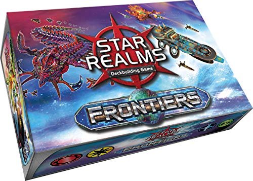 White Wizard Games WWG021 Star Realms: Frontiers, Multicolor álbum de Foto y Protector