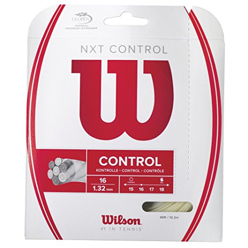 Wilson NXT Control Cordaje de tenis, 12.2 m, unisex, natural, 1.32 mm