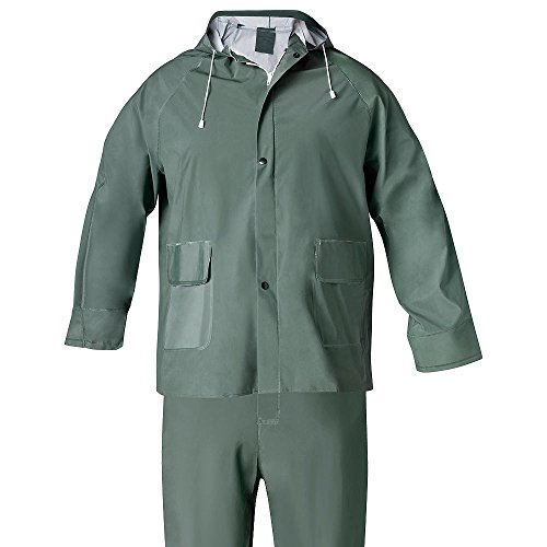 WOLFPACK LINEA PROFESIONAL 15010006 Traje de Agua Impermeable Verde Pvc Talla 6-M