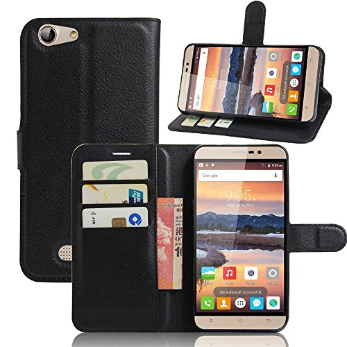 Ycloud Funda Libro para Cubot Note S/Cubot Dinosaur, Suave PU Leather Cuero con Flip Cover, Cierre Magnético, Función de Soporte,Billetera Case con Tapa para Tarjetas + 1x Lápiz óptico (Negro)