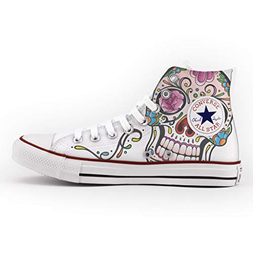 Zapatillas Personalizados e Impresos Sneakers (Hombre/Mujer) - Zapatos de artesanía - Stampa Mexican Skull