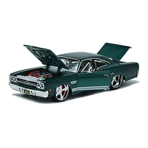 ZY Coche Modelo de Coche 1:24 Plymouth GTX Simulación de aleación de fundición a presión de Joyas de Juguete colección de Coches Deportivos joyería 20x10x8CM LOLDF1