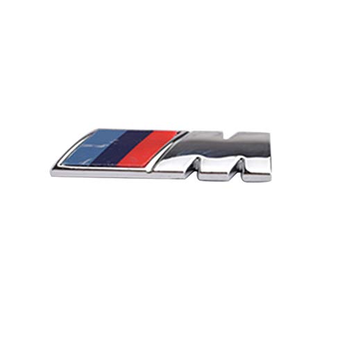 2ST M logotipo distintivo adhesivo Fender, ABS Estilo del coche auto M Power emblema de la insignia Fender pegatina para BMW E46 E39 E90 E36 E60 E34 E30 E53 F30 F10 F15 E38 E53 X5 X6 X3 X1 M3 M5