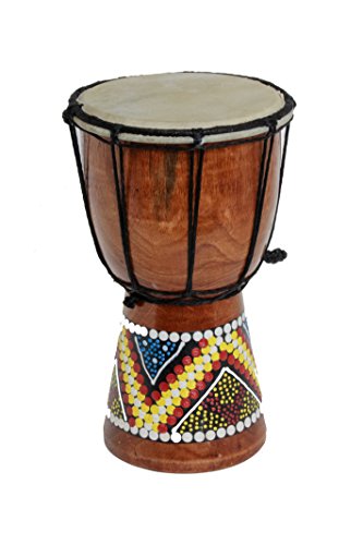 30cm Djembe Bongo Tambor Africa Paint 2