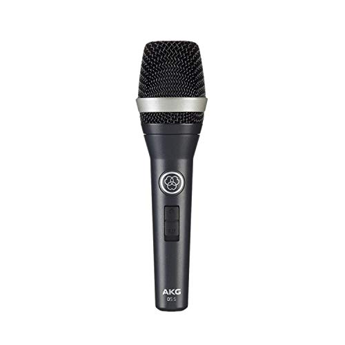 AKG D5S - Micrófono Dinámico (para voz, de mano), Negro