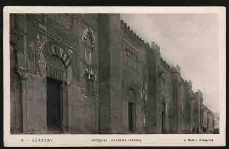 Antigua Postal - Old Postcard: 3 CORDOBA: MEZQUITA, FACHADA LATERAL