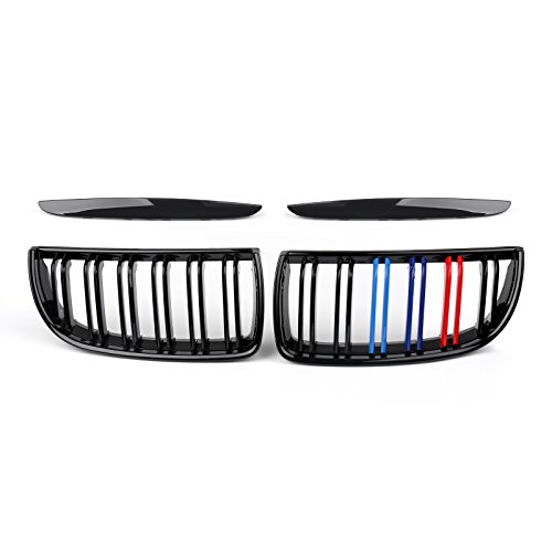 Areyourshop - Parachoques Delantero con Doble listón para BMW E90 Sedán Wagon 320i 05-08 MColor