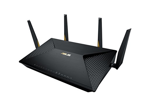 ASUS BRT-AC828 - Router Dual-WAN AC2600 para Empresa (Servidor y Cliente IPsec, VLAN Local, Portal cautivo, Slot M.2 Sata, Servidor Radius)