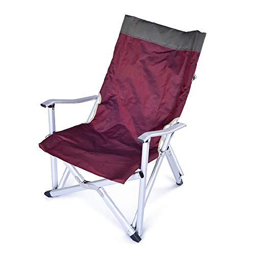 Axdwfd Tumbona Silla reclinable, Mesa Plegable al Aire Libre y sillas Silla Plegable Directa de fábrica Silla de salón de Tela Oxford Silla de Playa Plegable de Mano al Aire Libre 55 * 60 * 93 cm