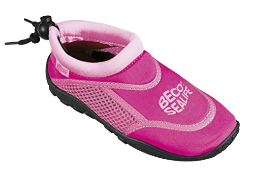 Beco Sealife Badeschuhe, Surfschuhe, Strandschuhe, Wattschuhe  infantil unisex, Rosa (Rosa), 26/27