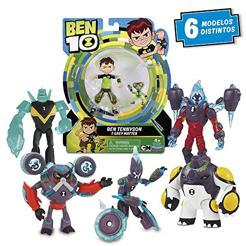 BEN 10 - Figuras de Acción Articuladas 12 cm (Giochi Preziosi BEN27100), modelos surtidos, 1 unidad