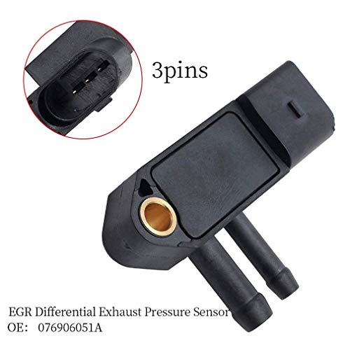 Betrothales Sensor De Presión Diferencial Egr Para Audi A3 A4 A6 Q7 Tt Vw Golf Jetta Tdi Passat Seat Ibiza Skoda - Reemplazar Oem # 076906051A 076906051B 076906051C 20Dps090-03 0281002710