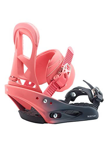 Burton Stiletto Fijaciones de Snowboard, Mujeres, Pink Fade, L