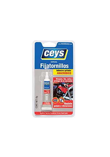 ceys 501033 Adhesivo fijatornillos, Azul, 0