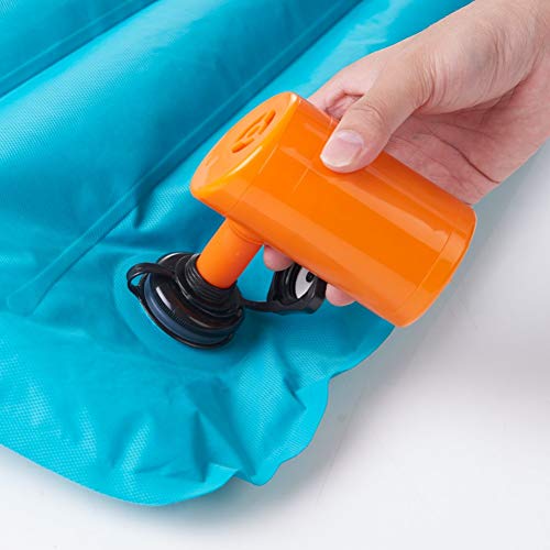 CLKSJOR Colchoneta de Camping Tienda de fábrica Bomba Inflable eléctrica de Bolsillo portátil para Almohada de colchón Acolchado Resistente a la Humedad