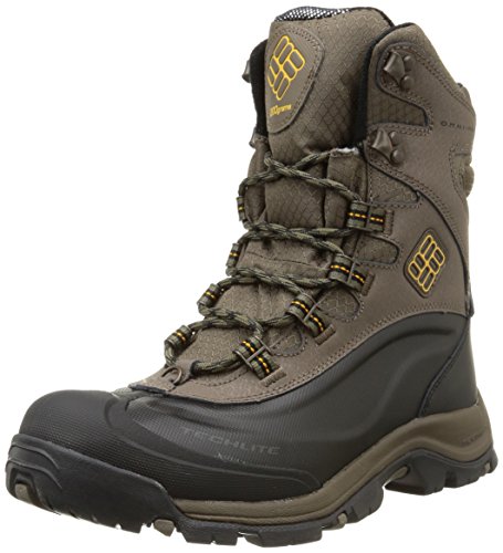 Columbia Bugaboot Plus III Omni-Heat, Botas de Senderismo para Hombre, Marrón (Mud, Squash 255), 45 EU