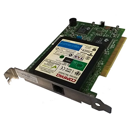 Compaq Tarjeta de módem fax Serie NC3000 56Kbps PCI 321510-B21 23570203-002 1x rj11