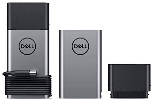 Dell - Adaptador híbrido + Banco de energía PH45W17-BA - Adaptador de CA de 45 W + Banco de energía para portátil de 43 WH (con Puntas de 4,5 mm y 7,4 mm) 9C76G