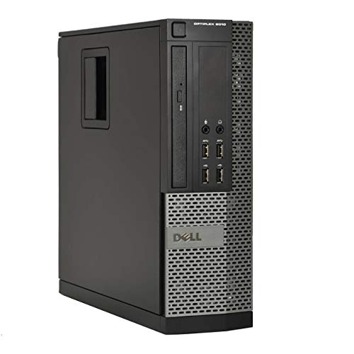 Dell Optiplex 9010 - Ordenador de sobremesa (Intel Core i5-3470, 8GB de RAM, Disco SSD de 120GB, WiFi, Lector DVD, Windows 10 Pro ES 64) - Negro (Reacondicionado)