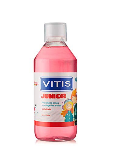 Dentaid Vitis Junior COLUTORIO 500ML, Negro, Estándar