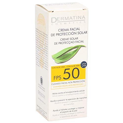 DERMATINA crema facial de protección solar spf 50 tubo 50 ml