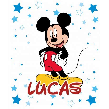 Desconocido Estor Iroa Personalizable Digital Mickey Lucas ¡ESTORES ENROLLABLES TRANSLUCIDOS Personalizado con Nombre! (160X170)