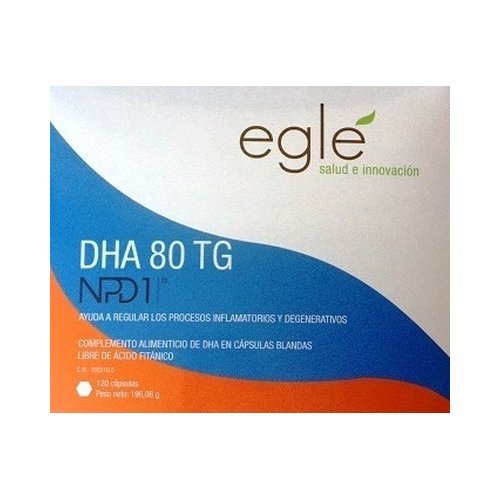 Dha 80 Tg Npd1 120 cápsulas de Egle