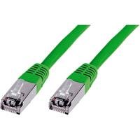 DIGITUS Premium Cat 5e SF-UTP - Cable de Red (0,5 m, Cat5e, SF/UTP (S-FTP), RJ-45, RJ-45, Verde)