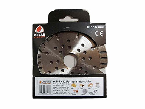 Disco Oscar Diamant® Línea Sinterizada Profesional Fórmula Intercooler H12 Ø115mm Ref.: 14.379