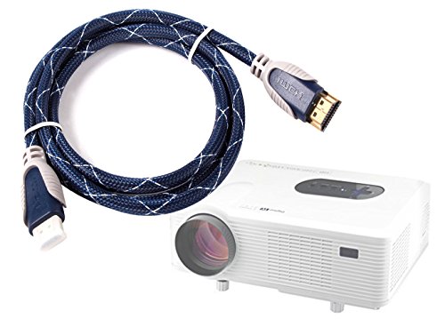 DURAGADGET Cable HDMI De Audio Y Vídeo para Proyector Excelvan RD-801 2000 | UC28 | Uc30 | UC40 Mini LED - 1.4m - Conexiones Chapadas En Oro HD