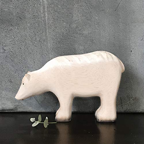 East of India: colección de Animales de Madera – Oso Polar Grande