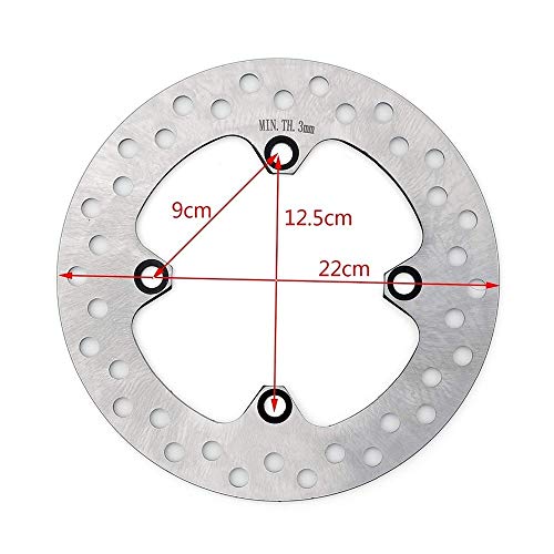 EG-MTSC, Mooreaxe Trasera del Freno de Disco del Rotor for Suzuki 400cc LT-Z 400 Quad Deportivo Honda XR250R CRF230L CRM250 XR400R / 600 Wholes Precio de Venta